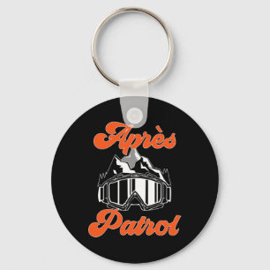 Skiing Snowboarding Goggles Après Patrol Skier Ski Key Ring