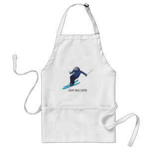 Skiing Standard Apron