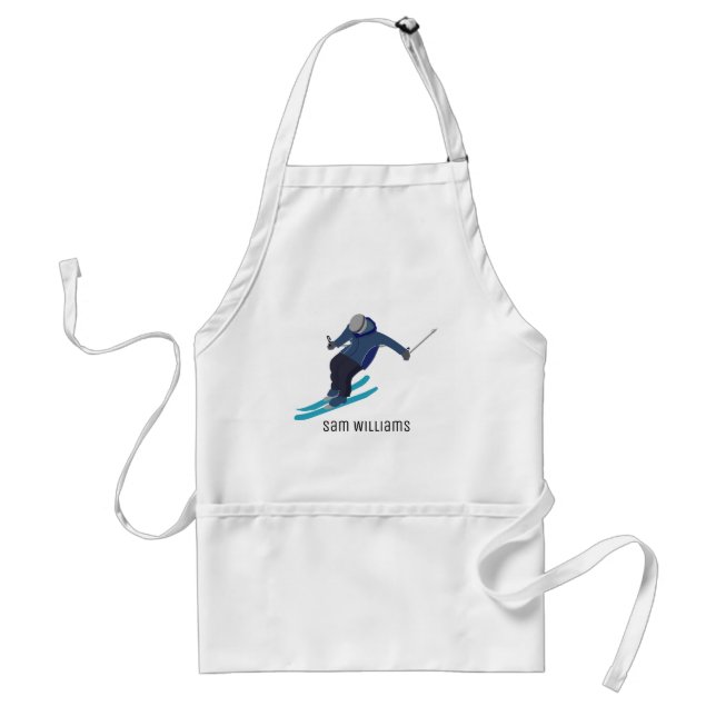 Skiing Standard Apron (Front)