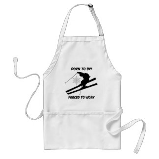 Skiing Standard Apron