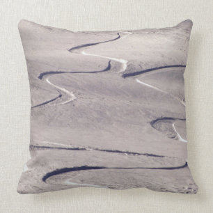 Skiing Tracks Cushion