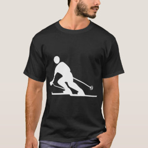 Skiing - White T-Shirt