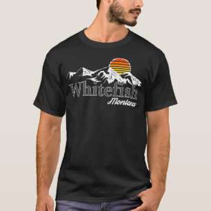 Skiing Whitefish Montana Mountain Lover  T-Shirt