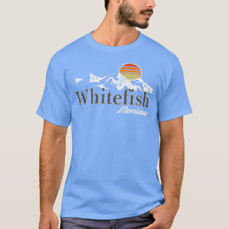 Skiing Whitefish Montana Mountain Lover  T-Shirt