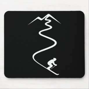 Skiing Winter Sport Ski Mountain Mouse Pad