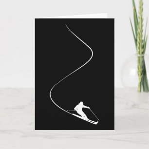 Skiing Winter Sports Ski Lover Skier  Card
