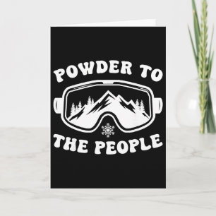 Skiing Winter Sports Ski Snowboard  Card