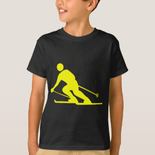 Skiing - Yellow T-Shirt