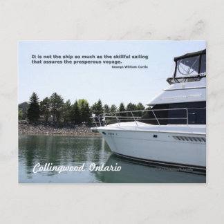 Skilful Sailing Postcard