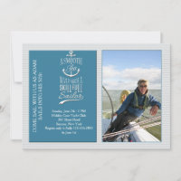 Skilful Sailor Photo Invitation