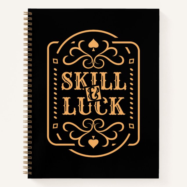 Skill & Luck Notebook (Front)