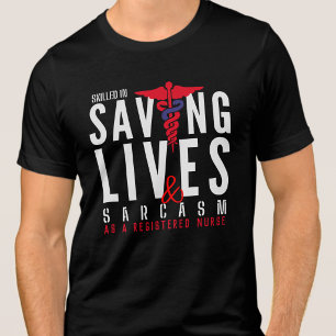 Skilled in Saving Lives - Medical Professional Tri-Blend Shirt
