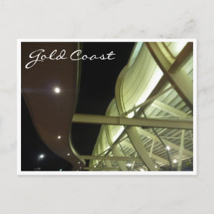 skilled stadium night postcard