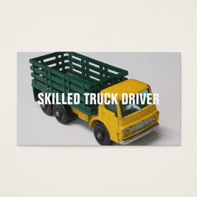 SKILLED TRUCK DRIVER (Front)