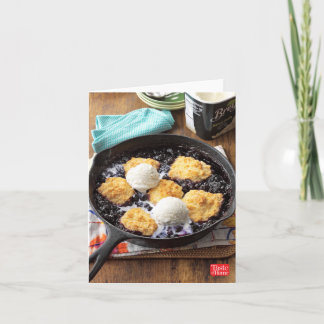 Skillet Bluberry Slump Card