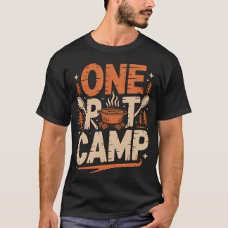 Skillet Sizzle Chuckwagon Cast Iron Camp T-Shirt