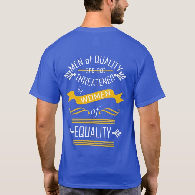 SKILLHAUSE - MEN OF QUALITY T-Shirt (Back)