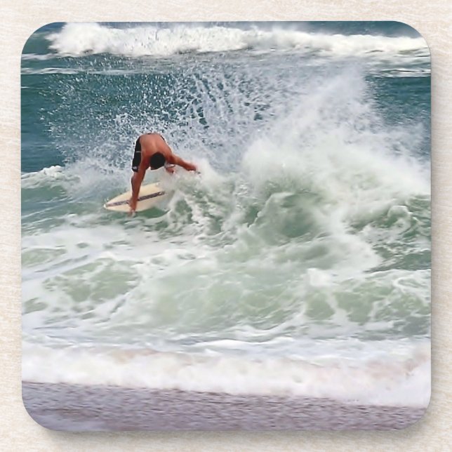 Skimboarding by Shirley Taylor Coaster (Front)