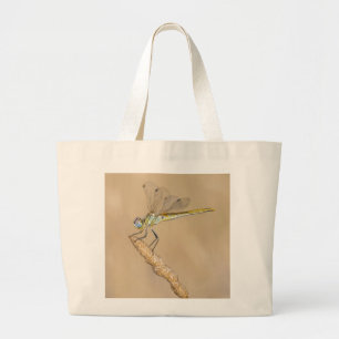 Skimmer Dragonfly Insect Female (CC BY 4.0) Large Tote Bag