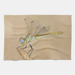 Skimmer Dragonfly Insect Female (CC BY 4.0) Tea Towel