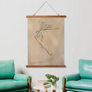 Skimmer Dragonfly Insect Female (CC BY 4.0) Wooden Hanging Tapestry