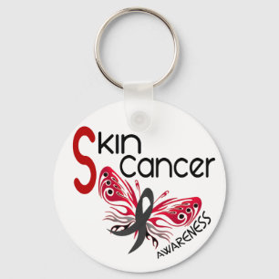 Skin Cancer BUTTERFLY 3.1 Key Ring