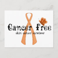 Skin Cancer Survivor D8 :: Cancer Free Butterfly