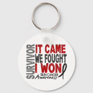 Skin Cancer Survivor It Came We Fought I Won Key Ring
