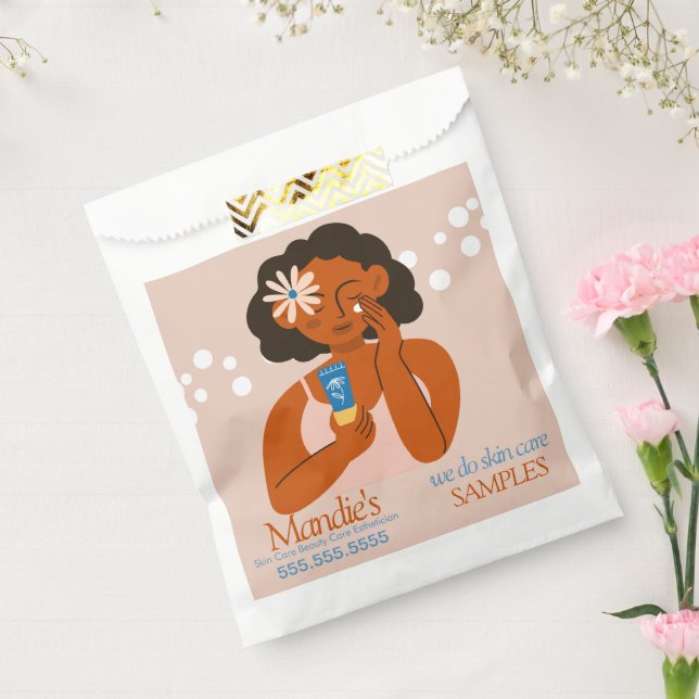 Skin Care Aesthetician Business Salon Girl Samples Favour Bags (Sealed)