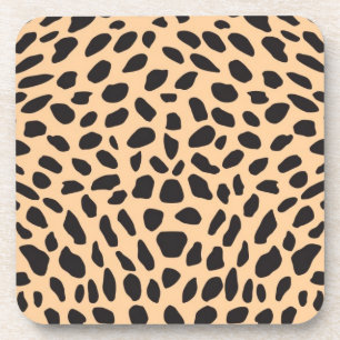 Skin cheetah decor coaster