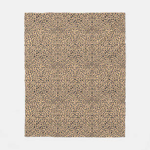 Skin cheetah decor fleece blanket