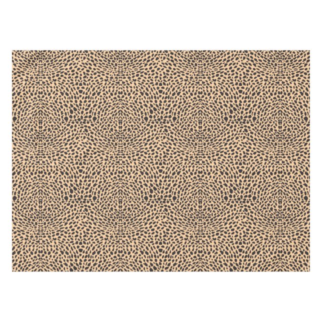 Skin cheetah decor tablecloth (Front (Horizontal))