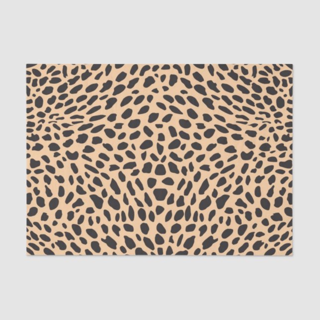 Skin cheetah decor tissue paper (Front)