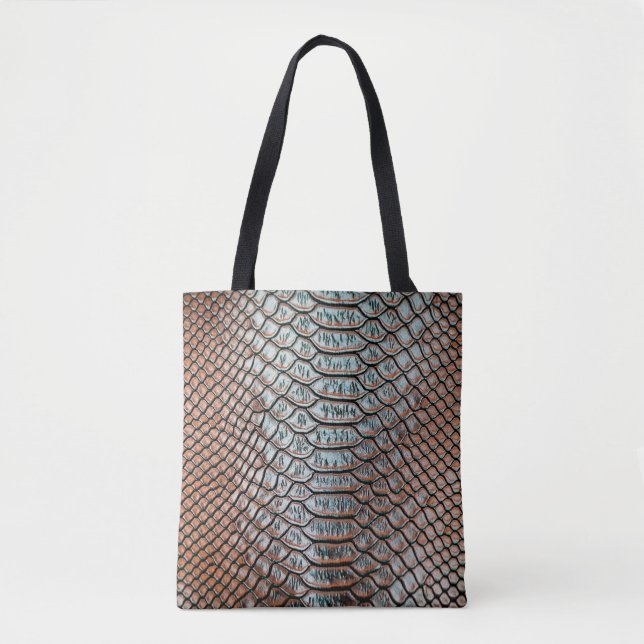 skin leather texture backgroundtexture,crocodile,l tote bag (Front)