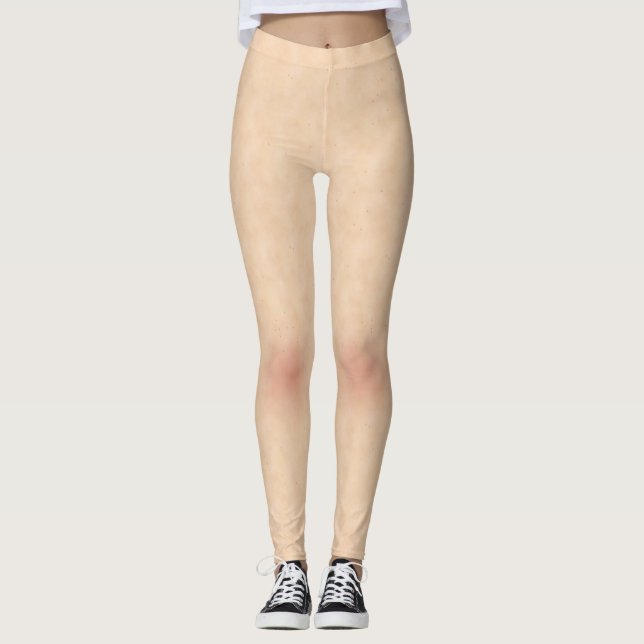 Skin Style Texture With Freckles Leggings (Front)