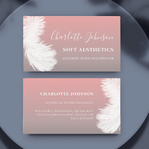 Skincare Aesthetic Nurse Pink  Business Card