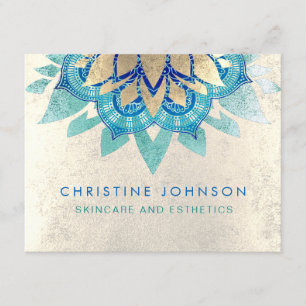 skincare and aesthetics enclosure card