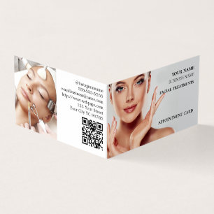 Skincare & Beauty Salon Appointment  Business Card