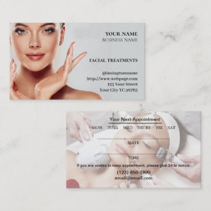 Skincare & Beauty Salon Business Card