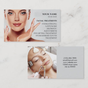Skincare & Beauty Salon Business Card