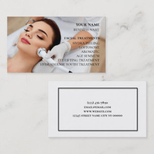 Skincare & Beauty Salon Business Card