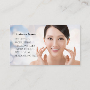 Skincare & Beauty Salon Visitenkarte  Business Card