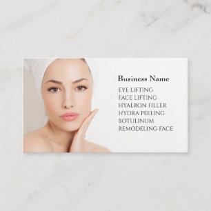 Skincare & Beauty Salon Visitenkarte  Business Card