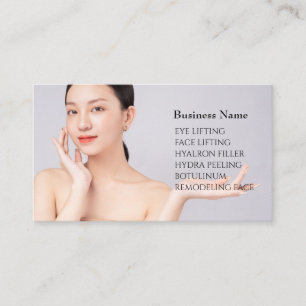 Skincare & Beauty Salon Visitenkarte Business Card