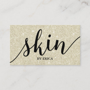 Skincare Salon Spa Aesthetician Ivory Appointment Card