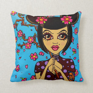 Skinderella throw pillow