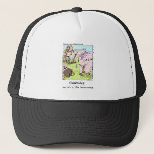 SkinHides Cow Outcasts Funny Tees Mugs Etc Trucker Hat