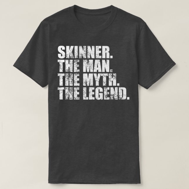 SkinnerSkinner Family name Skinner last Name Skinn T-Shirt (Design Front)
