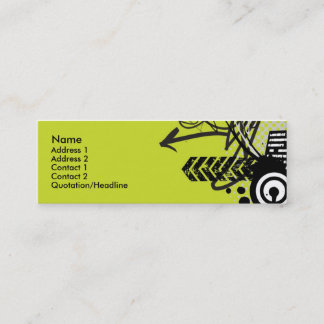skinny b-card-urban mini business card