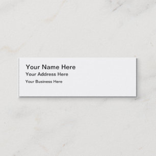 Skinny Business Card